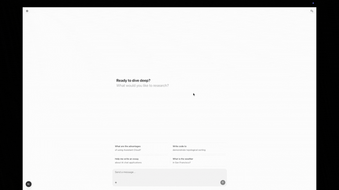 Open Deep Research UI